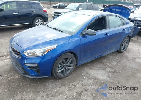 2021 Kia Forte Gt-Line из США, поврежденный, VIN 3KPF34AD5ME390570